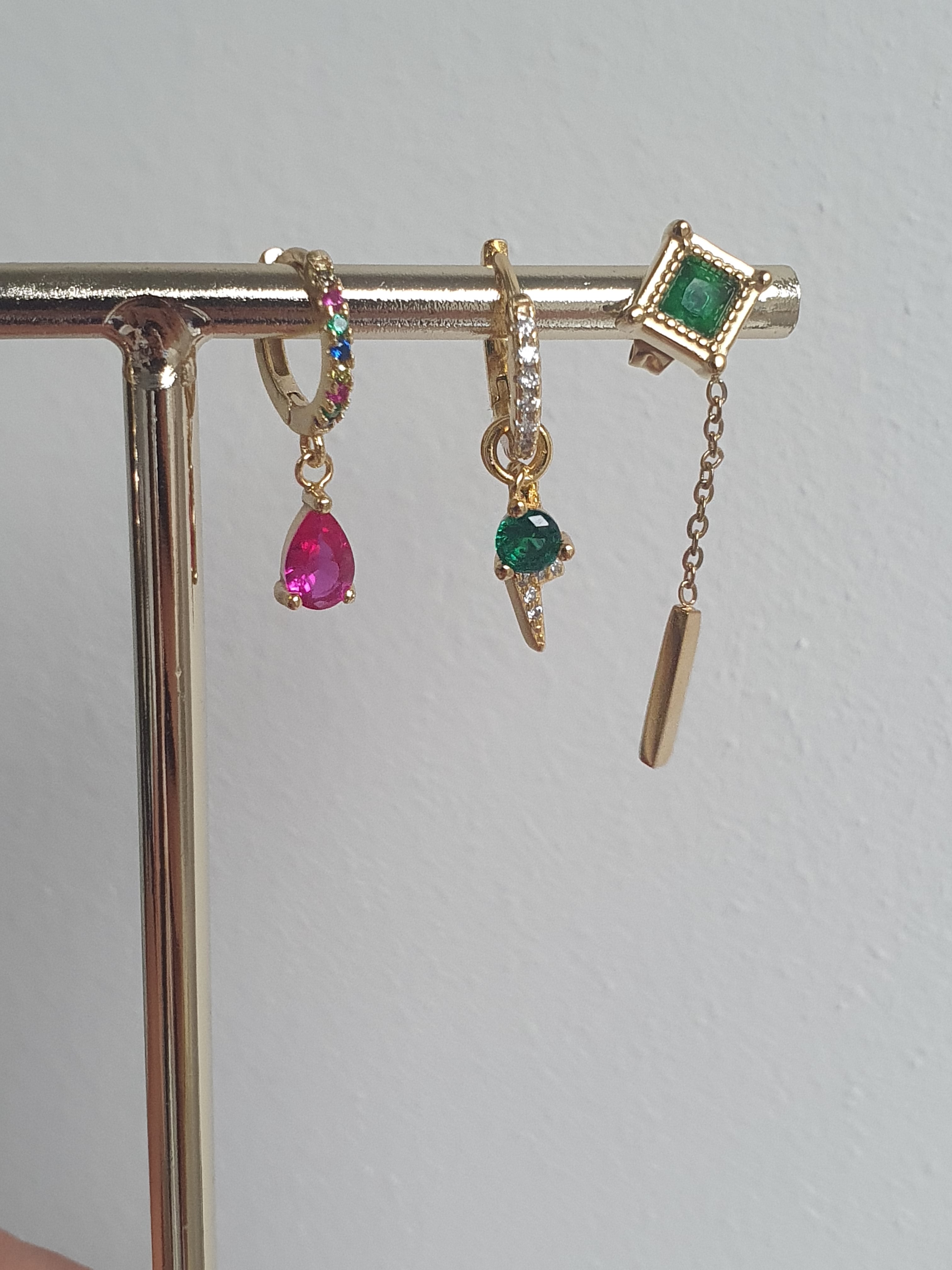 Boucles d'oreilles Flashy ( à l'unité ou par paire)