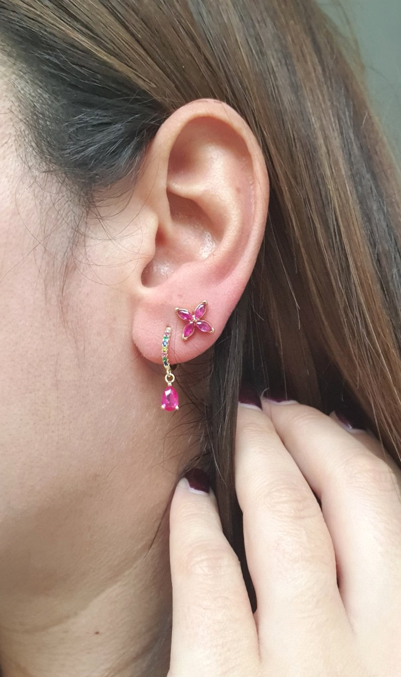 Boucles d'oreilles Flower Power